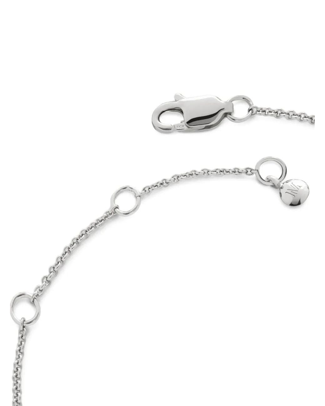 Monica Vinader White January Birthstone Bracelet