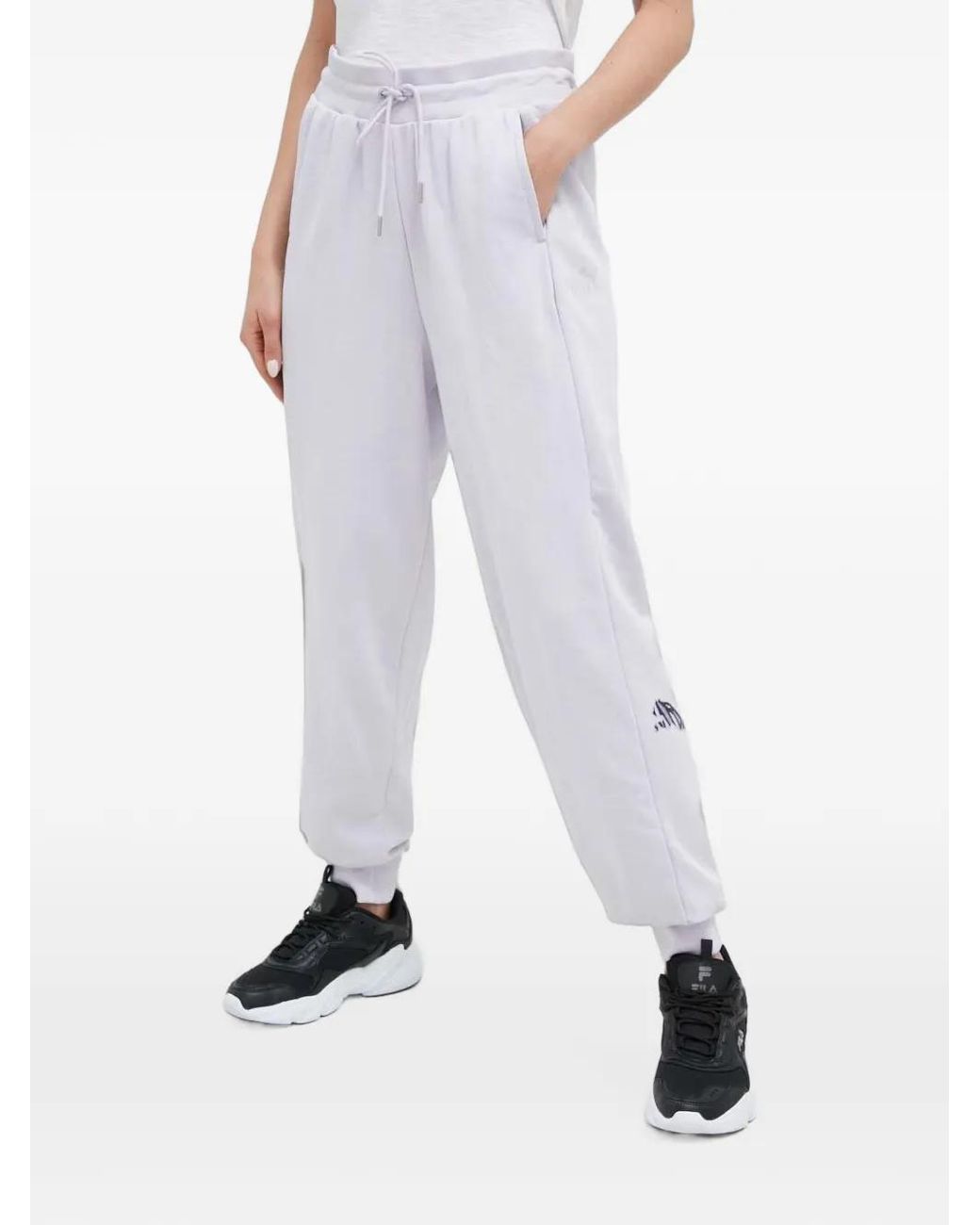 PUMA Trainingsbroek Met Logoprint in het White