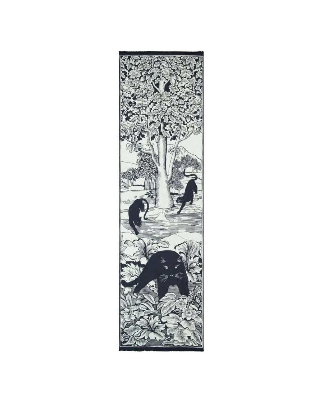 Inoui Edition Gray Printed Scarf