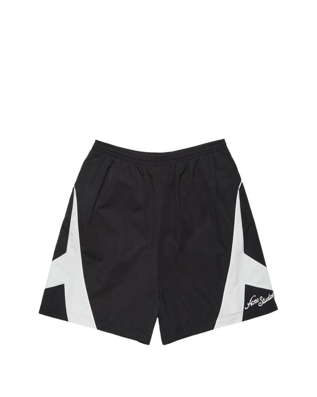 Acne Black Essential Mini Shorts For for men