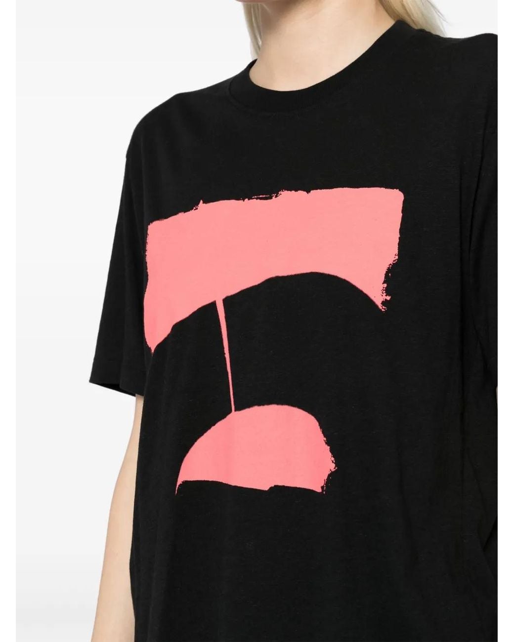 JNBY Black Short-Sleeved T-Shirt
