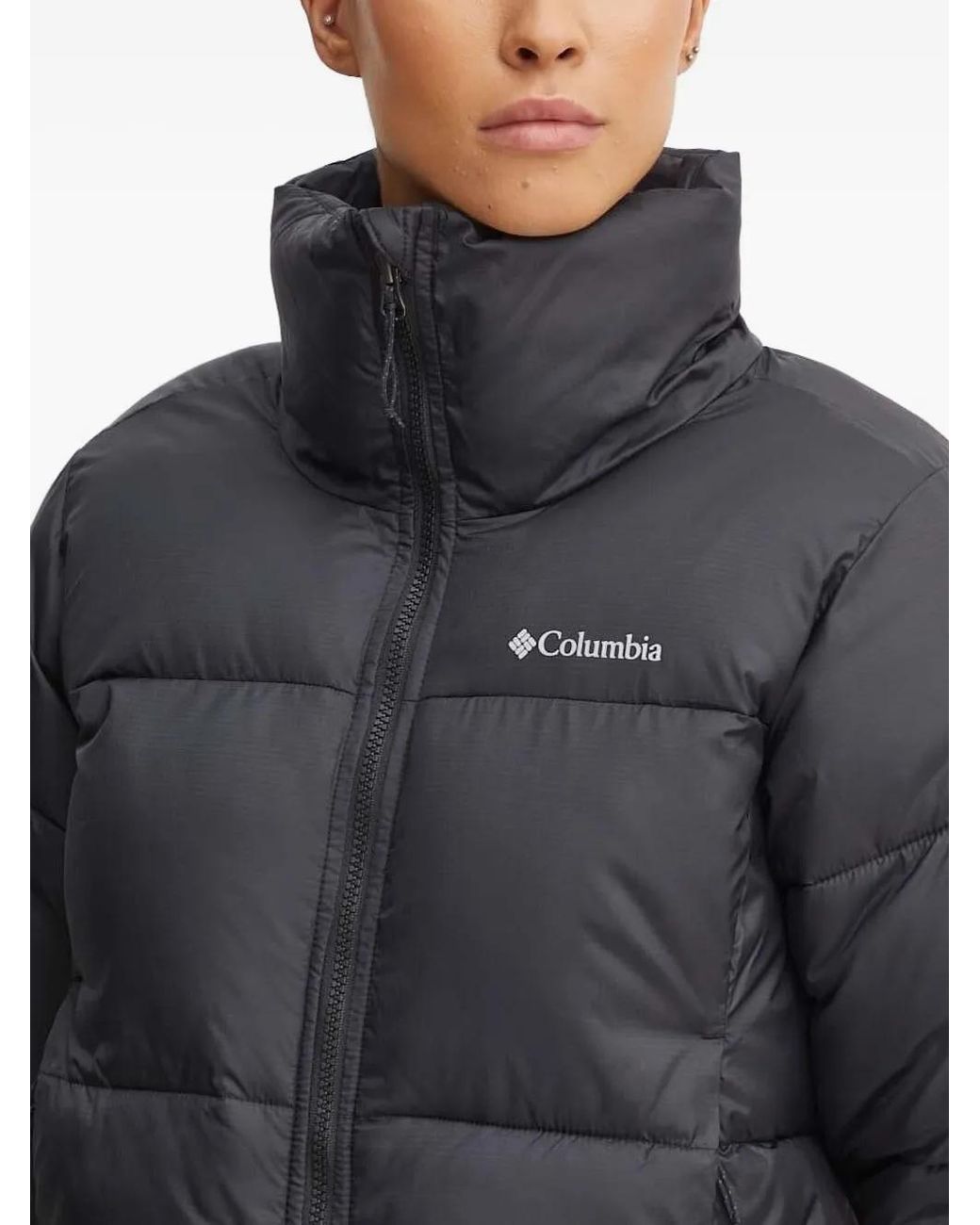 Columbia Black Puffect Zip-Fastening Puffer Jacket