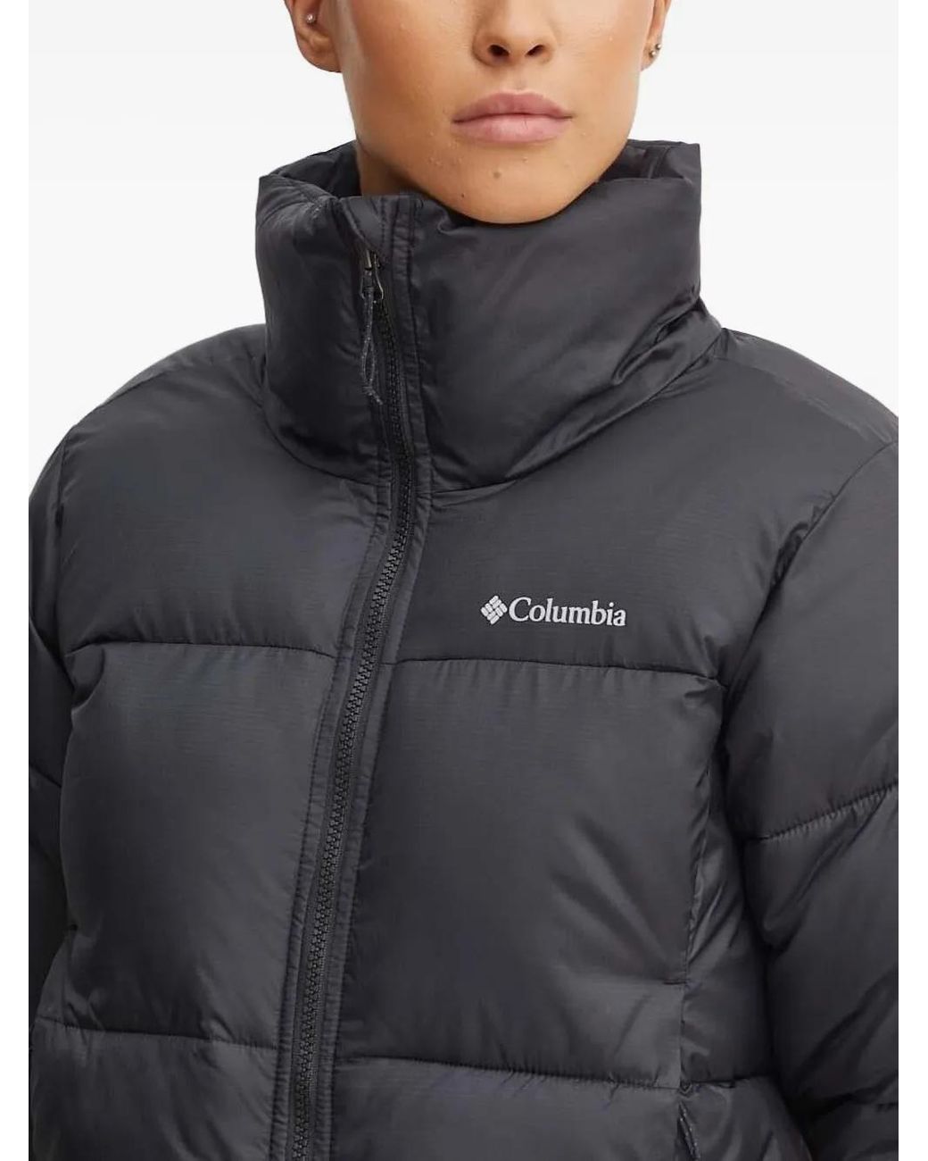 Columbia Black Puffect Zip-Fastening Puffer Jacket