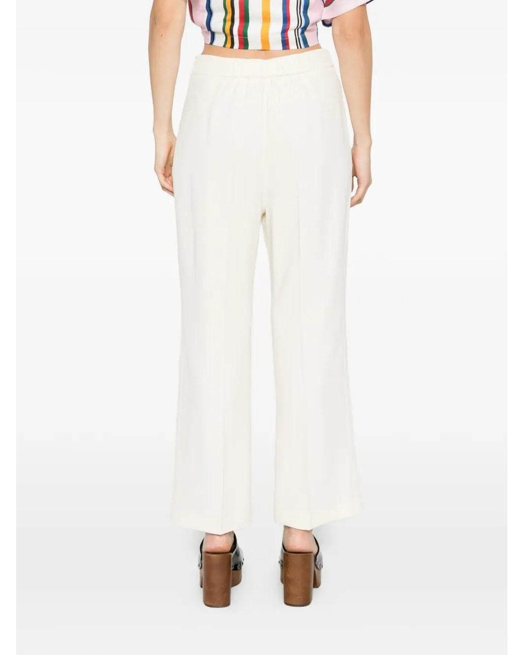 Etro Flared Broek in het White