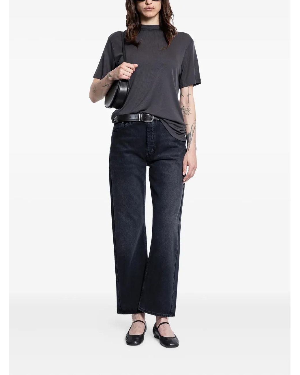 Studio Nicholson Blue Denjo Wide-Leg Jeans