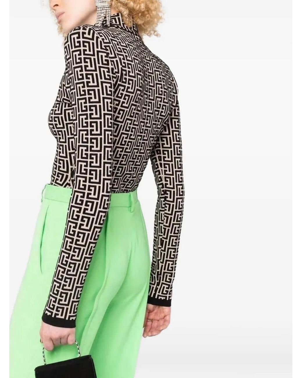 Balmain Black Monogram Sweater