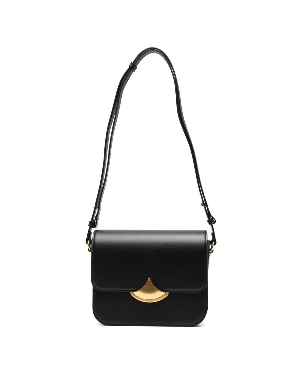 Sessun White Tone Hardware Shoulder Bag