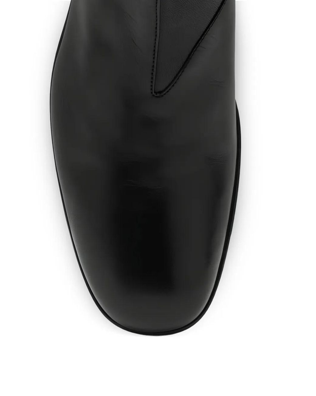 Prada Black Chelsea-Boots mit Lasche