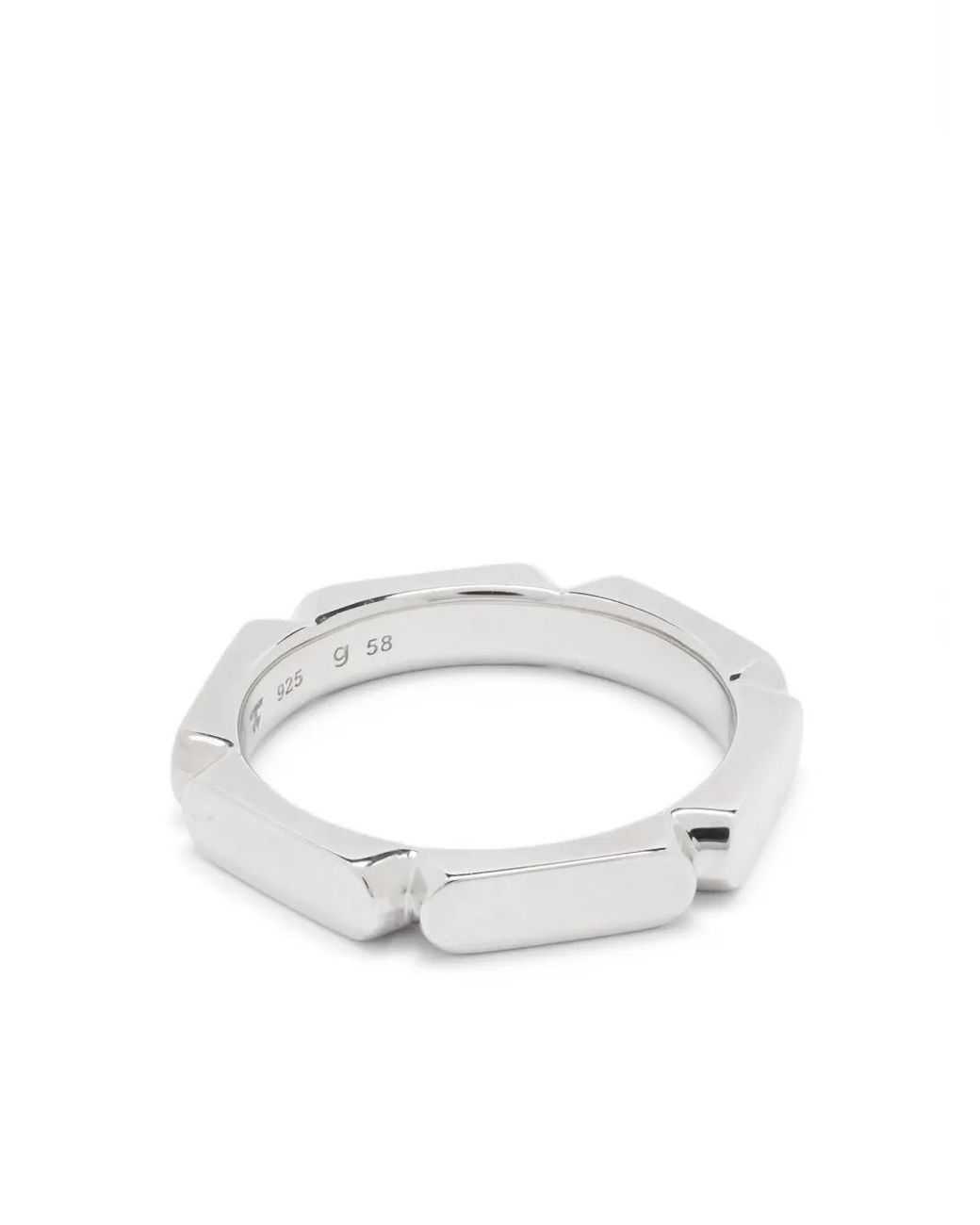 Tom Wood Slim Umi Band Ring in White | Lyst