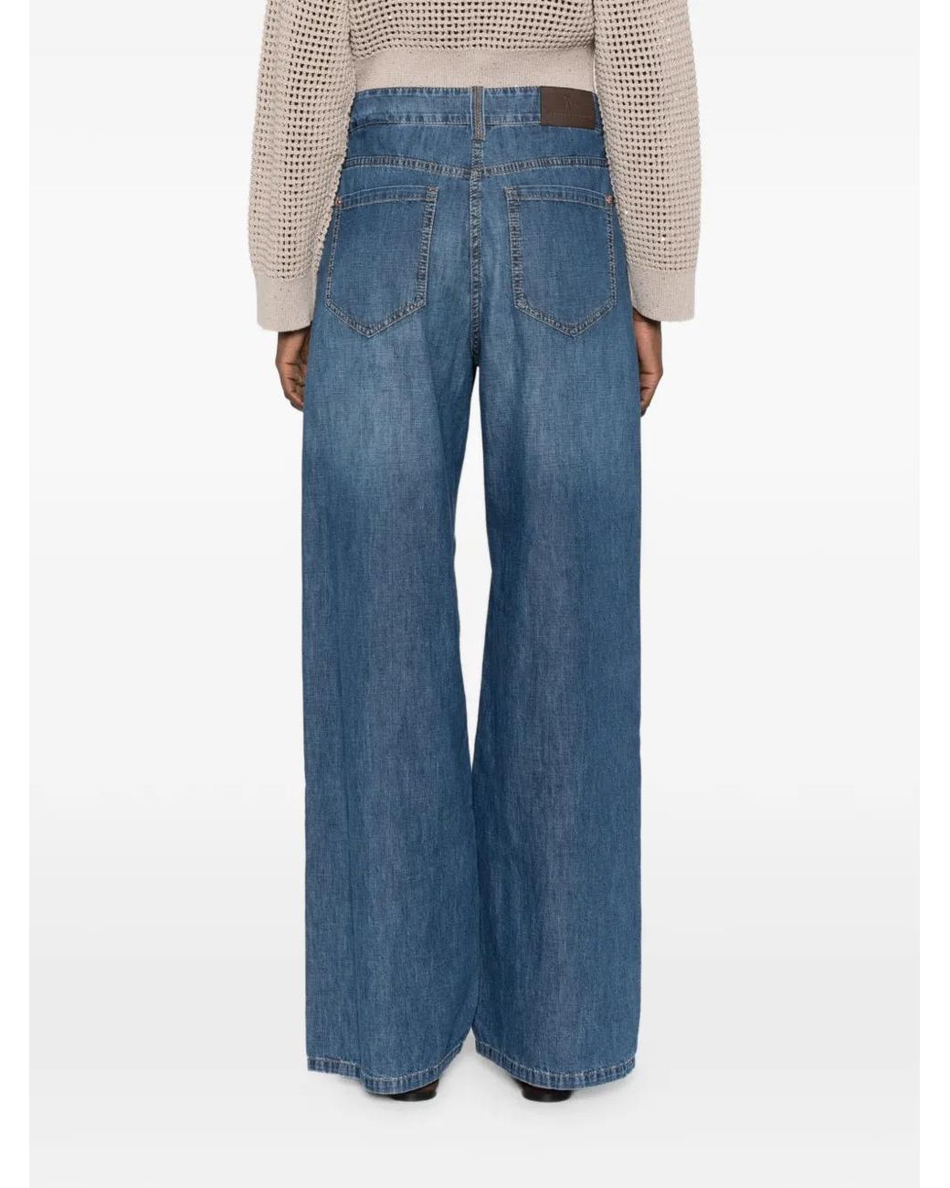 Brunello Cucinelli Blue Denim Cotton Jeans