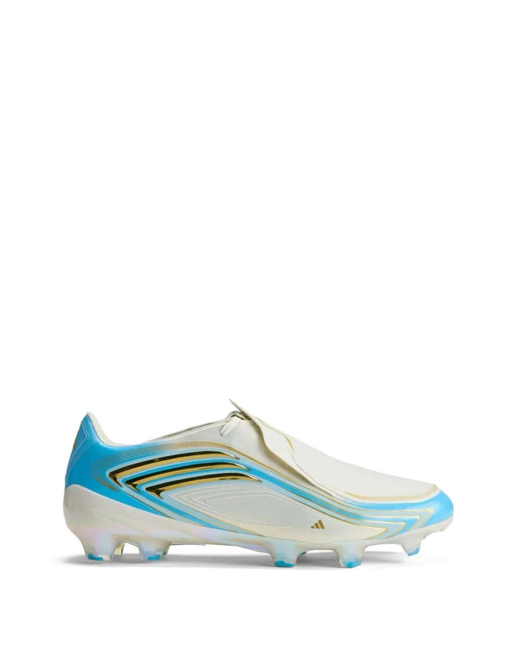 Adidas Blue F50 Messi Elite Firm Ground Sneakers for men