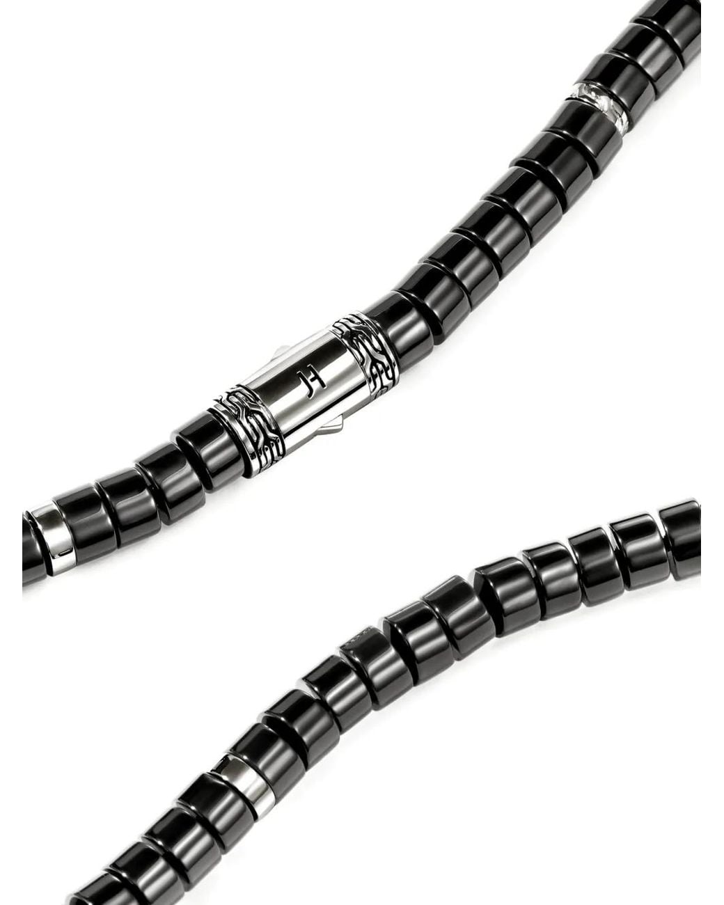 John Hardy Metallic Heishi Necklace for men