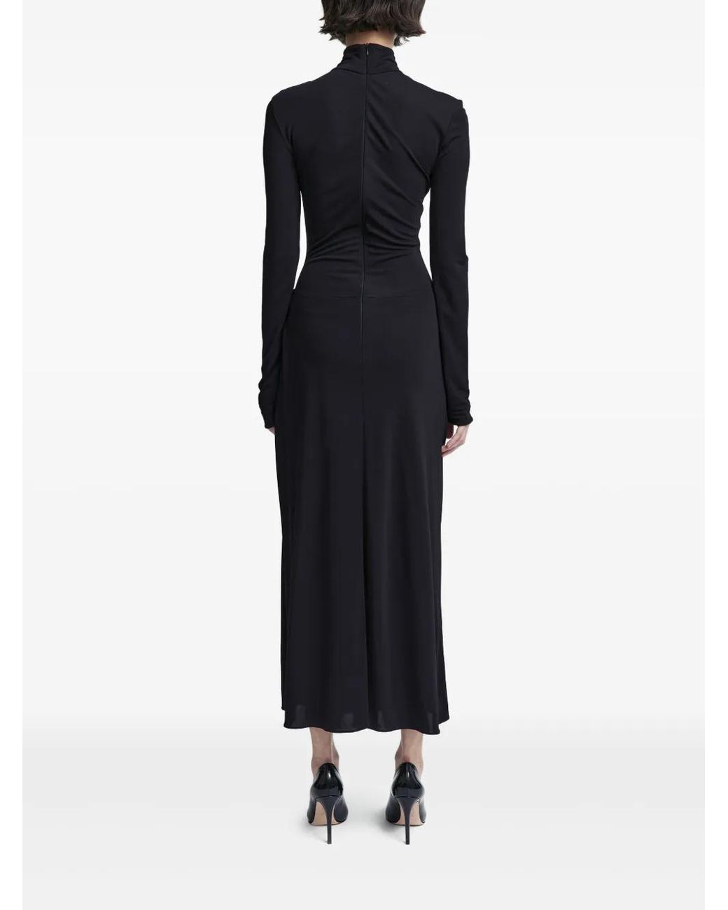 16Arlington Black Vento Midi Dress