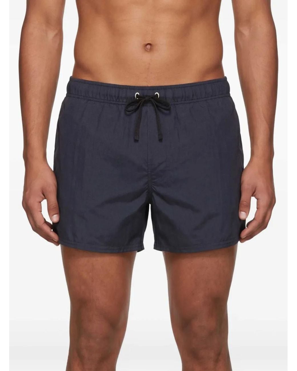 Givenchy Blue Swim Shorts With Paris Embroidery for men