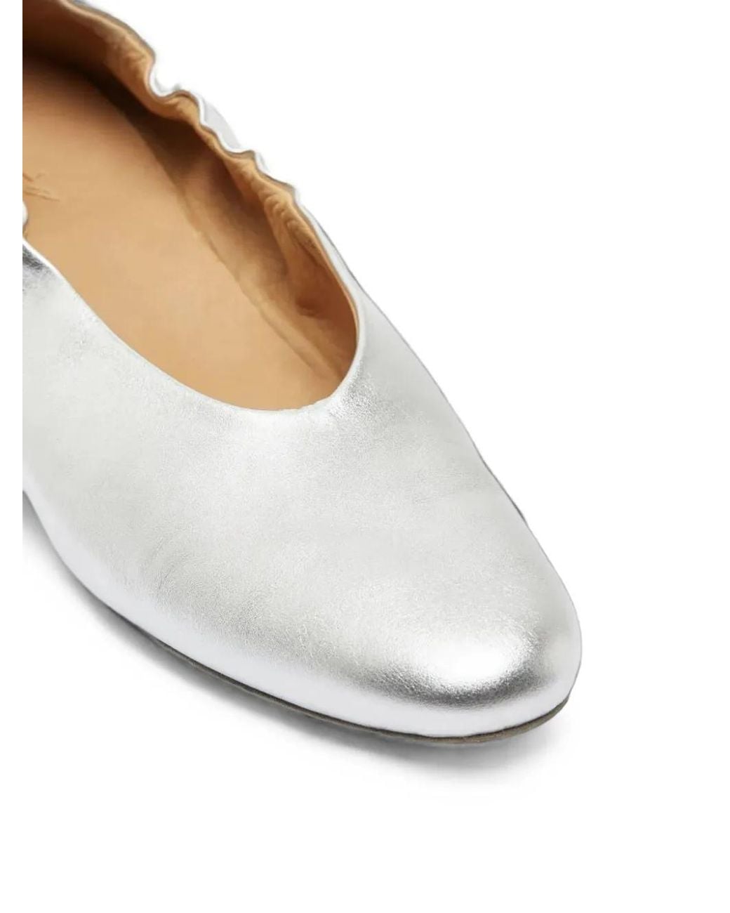 Marsèll White Scia Ruched Leather Pumps