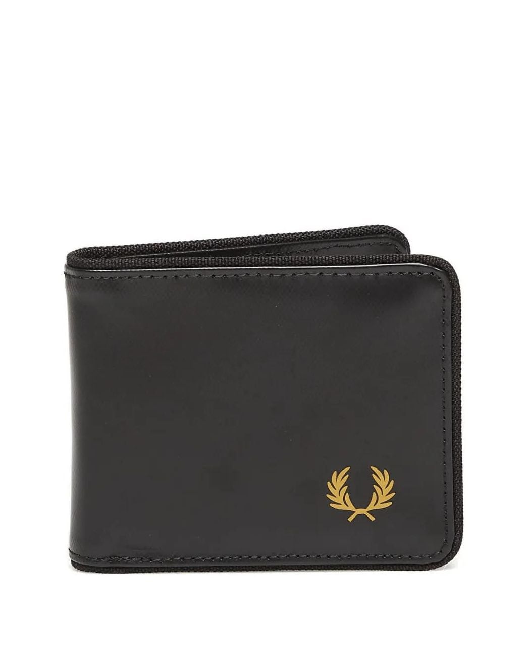 Fred Perry Black Laurel Wallet