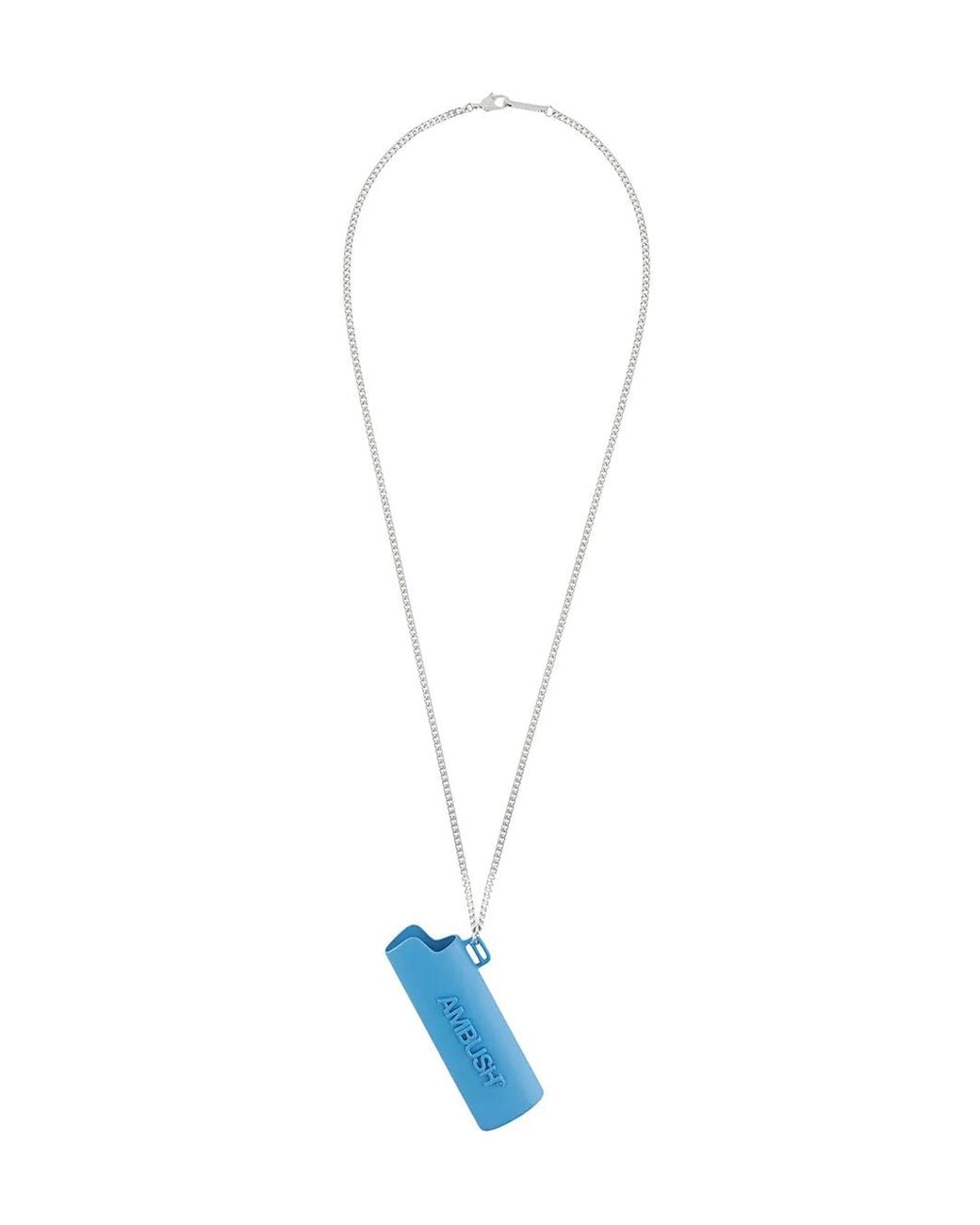 Ambush Blue Lighter Pendant Necklace