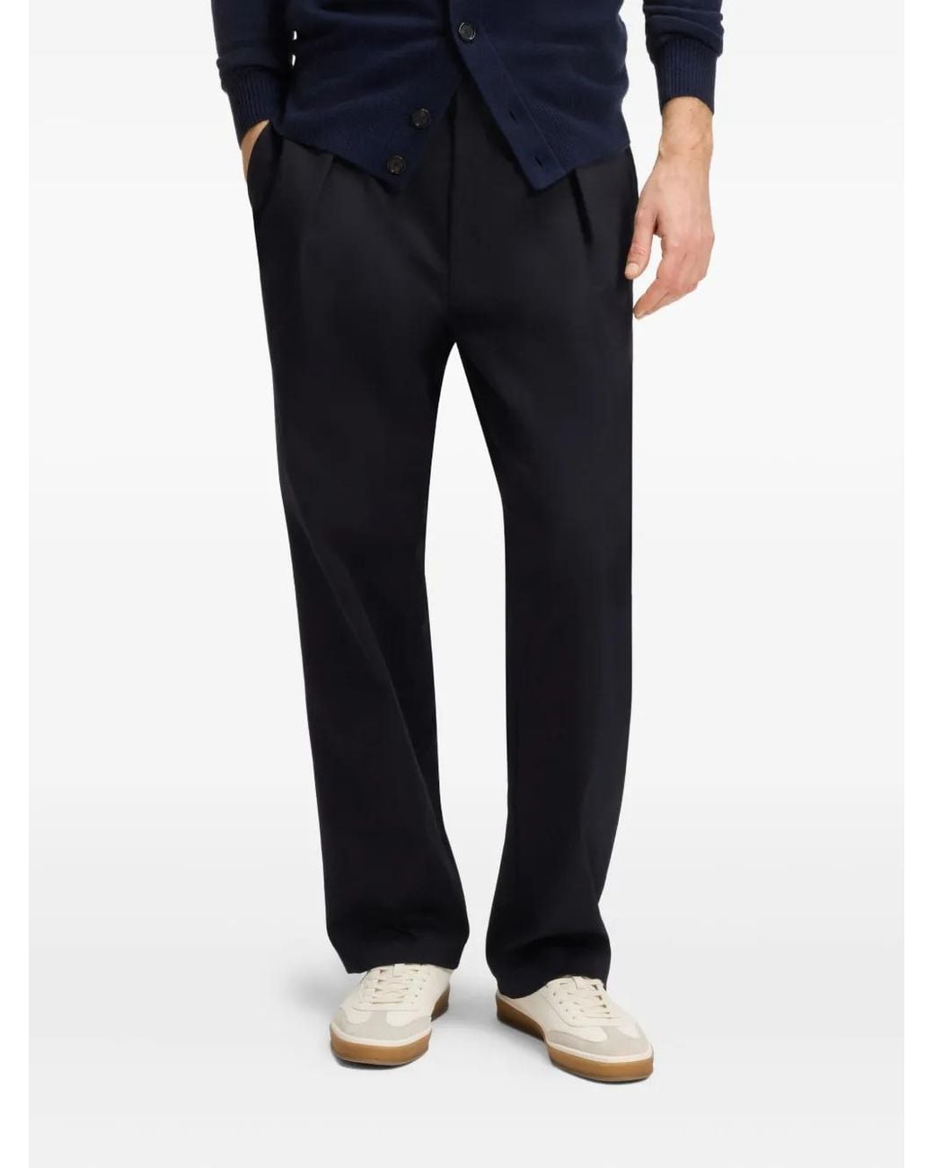 Boss Blue X David Beckham Tailored Trousers for men