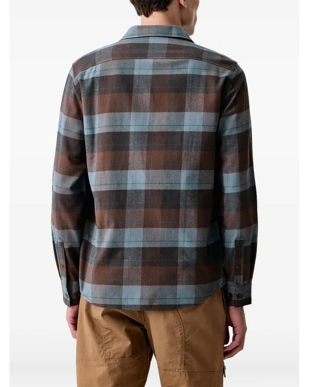 Mammut Black Trovat Check-Print Flannel Shirt for men