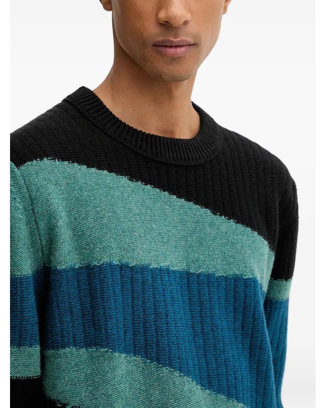 Paul Smith Blue Pull À Rayures for men