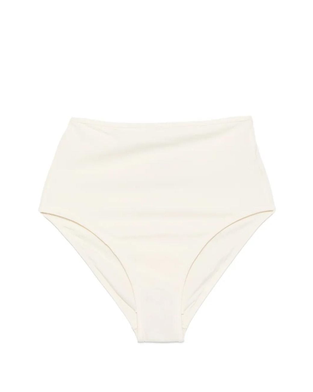 Totême White High Bikini Bottoms