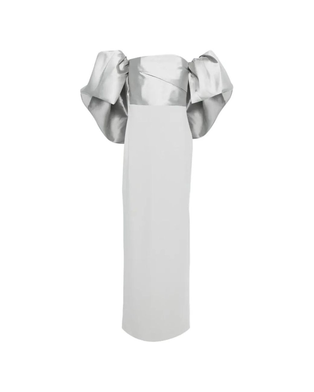 Solace London White Floris Maxi Dress
