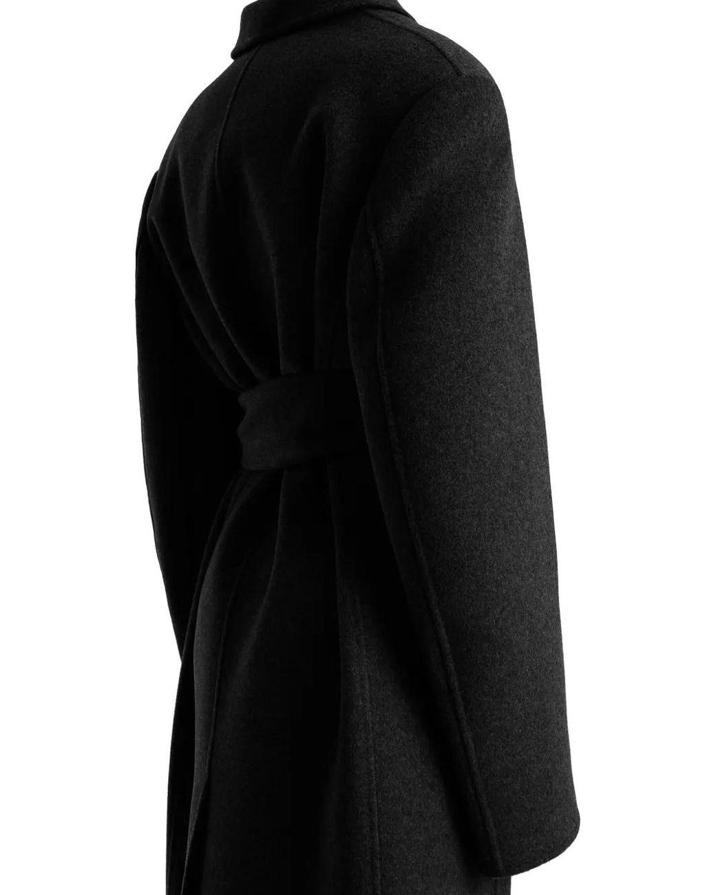 Khaite Black Lea Coat