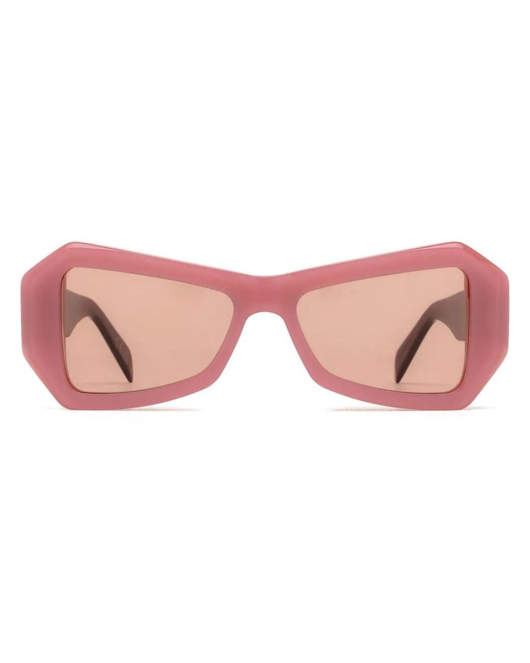 Retrosuperfuture Pink Tempio Rectangle-Frame Sunglasses