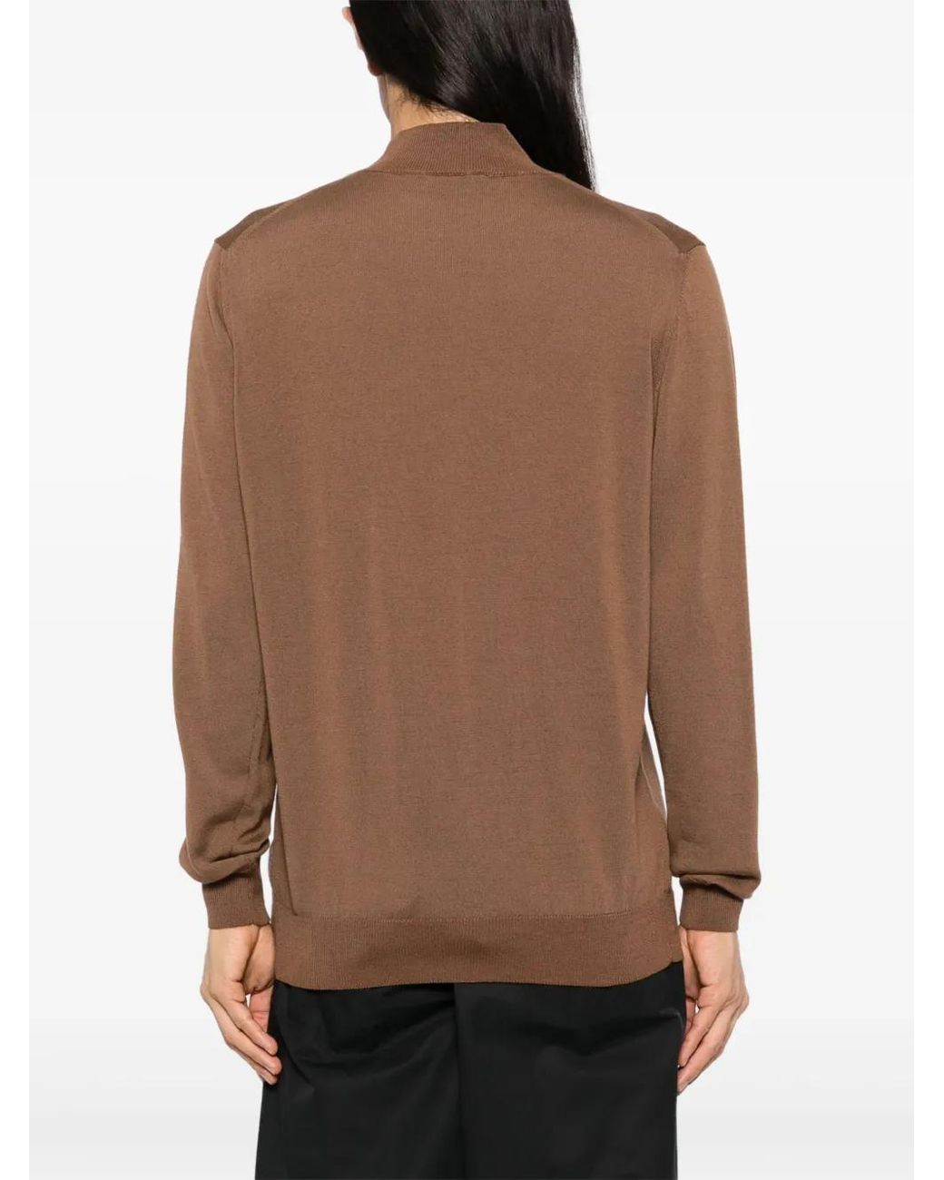 Tagliatore Brown Lionel Sweater for men