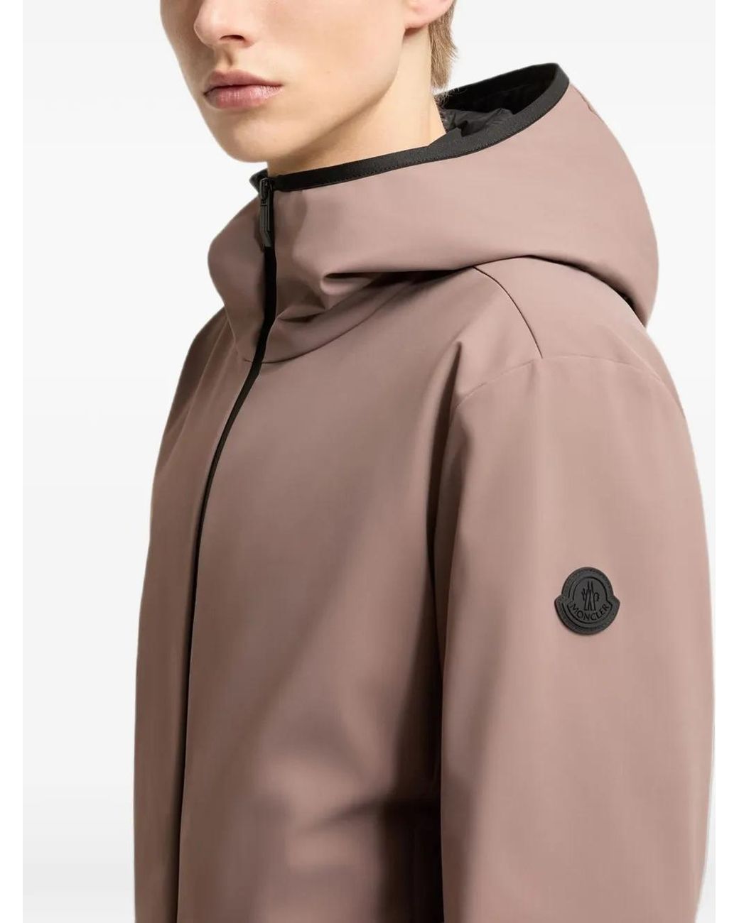 Moncler Ciampolin Donsjack Met Capuchon in het Brown voor heren