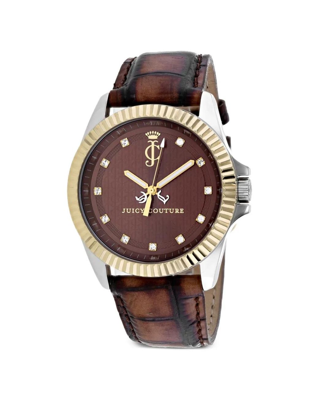 Juicy Couture Brown Stella Fluted Bezel 40Mm Watch