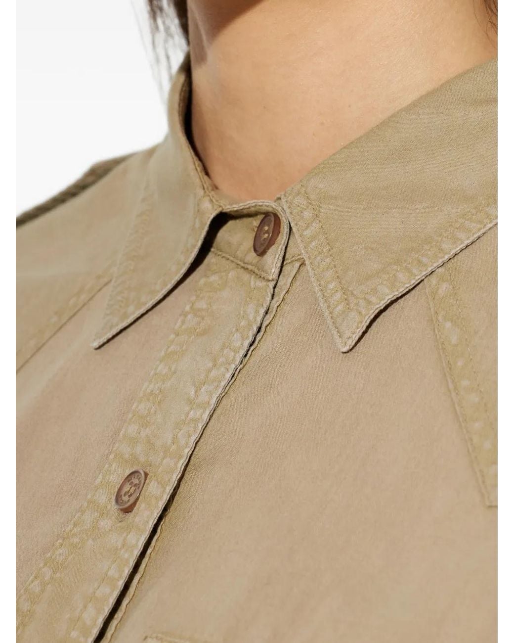 Isabel Marant Natural Light Organic Cotton Shirt