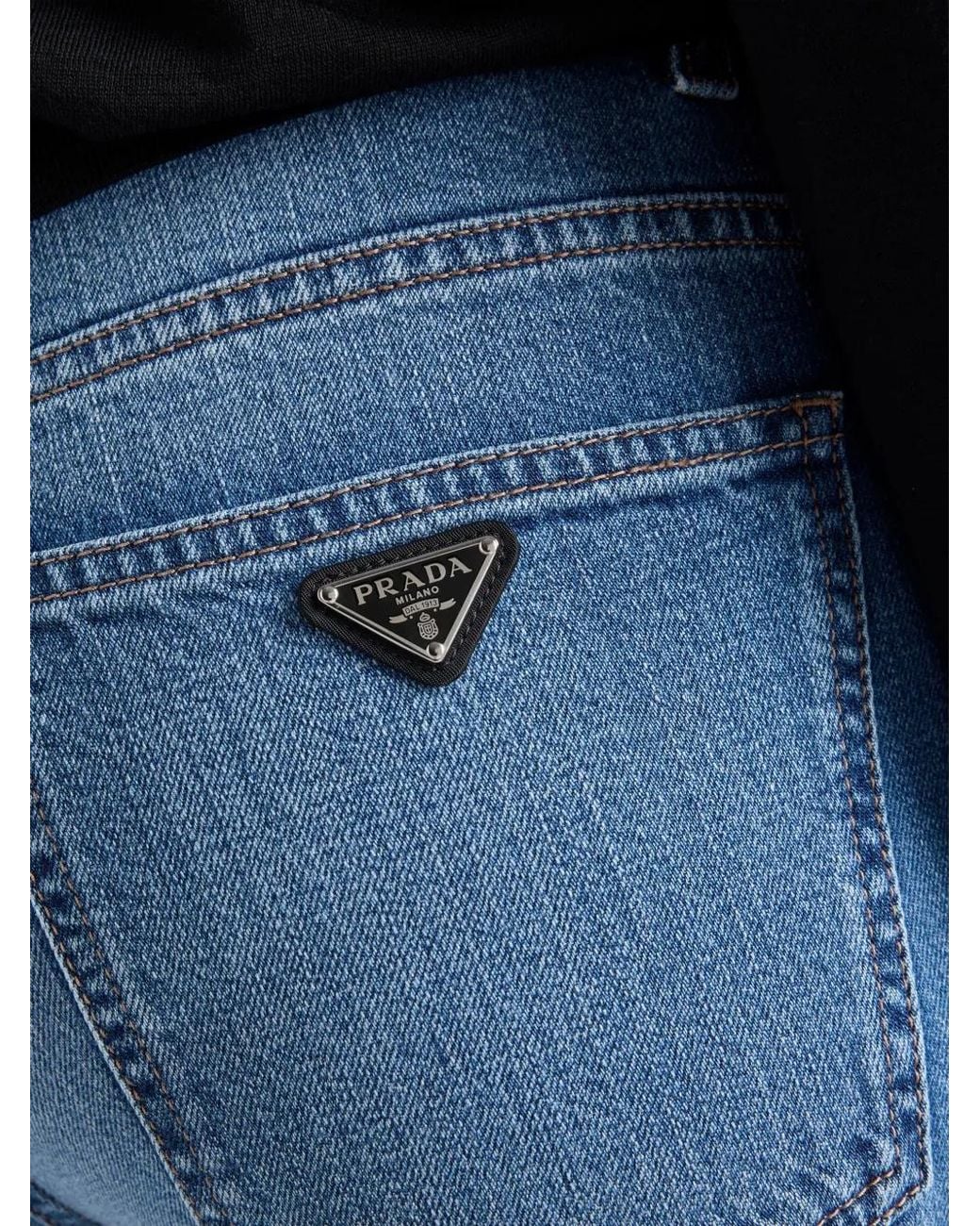Prada Blue Denim Jeans