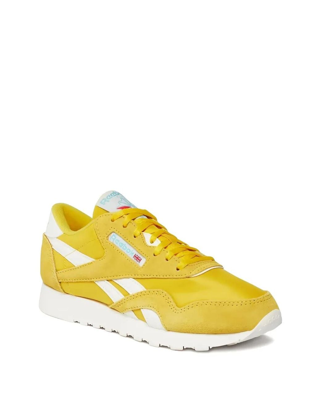 Reebok Yellow Classic "Team" Sneakers