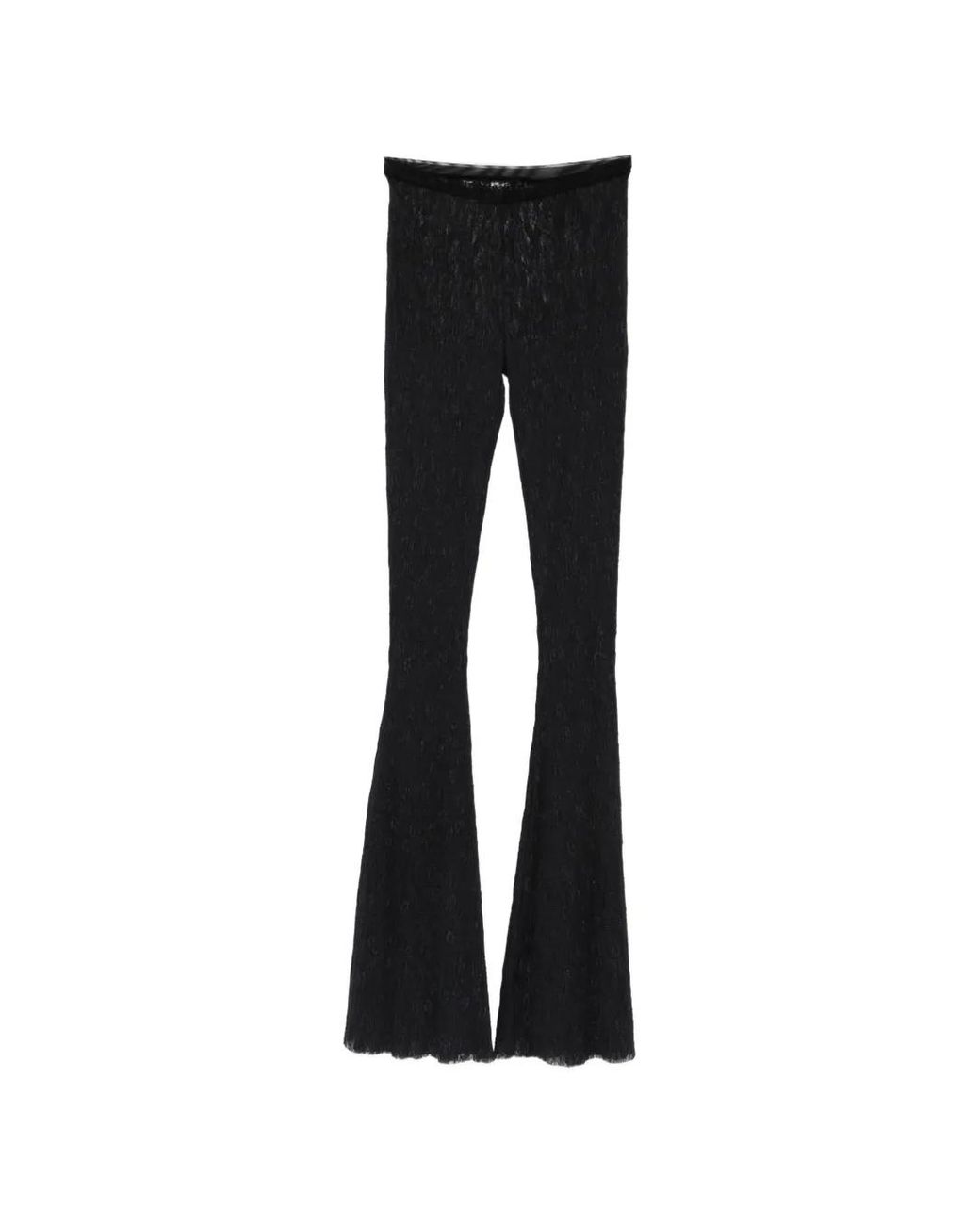 Oh Carla Black Flared Trousers