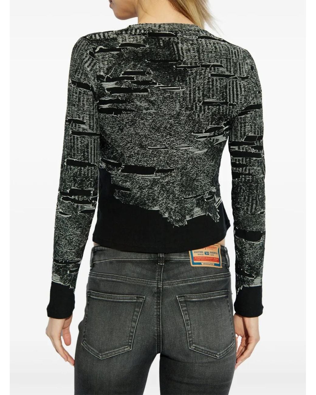 DIESEL Black M-Alima-L Cardigan