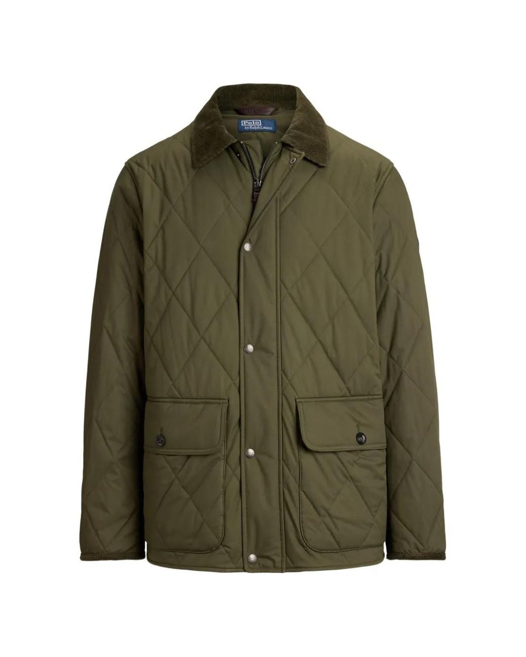Polo Ralph Lauren Green Veste À Matelassage Losanges for men
