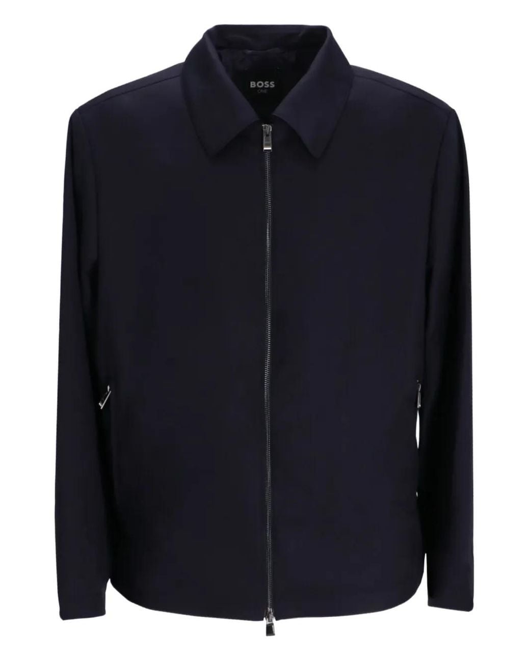 Boss Blue Virgin-Wool Jacket for men