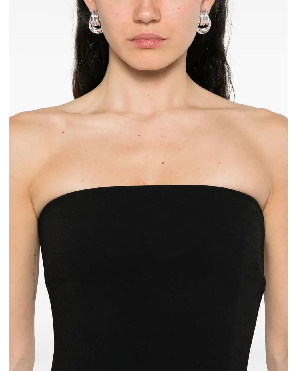 Solace London Black Helena Maxi Dress