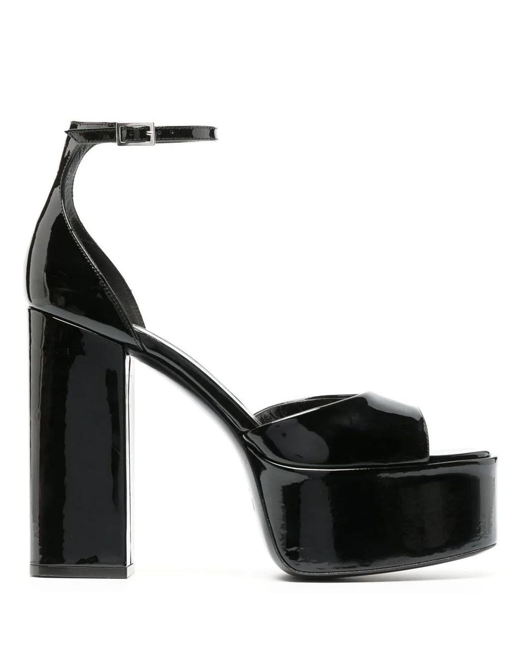 Paris Texas Black Tatiana Platform Sandal