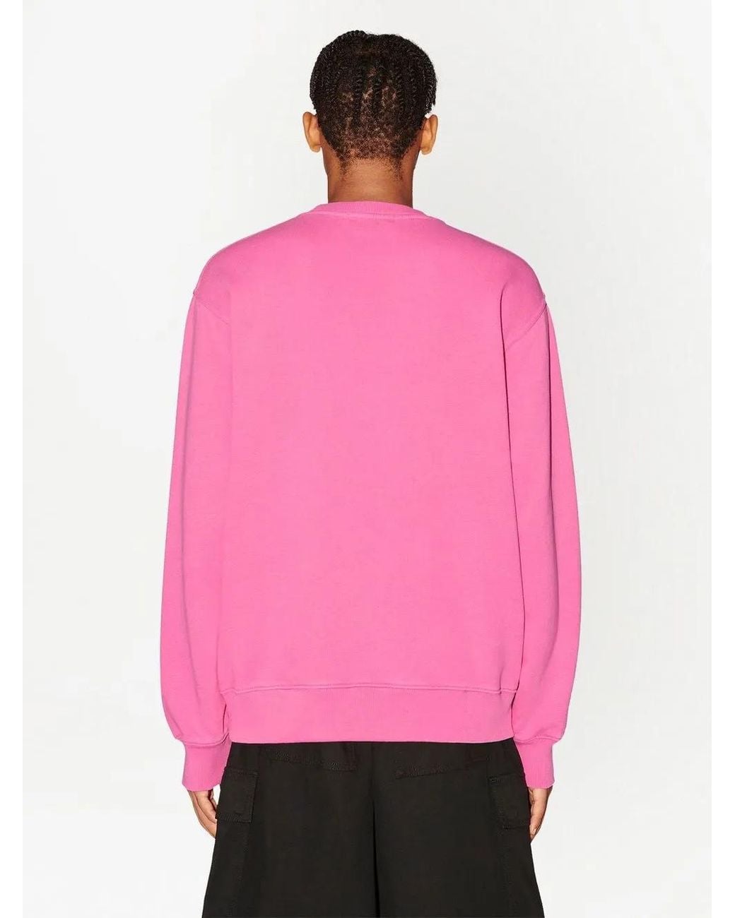 Ambush Pink Stoppers-Chain Crewneck Sweatshirt