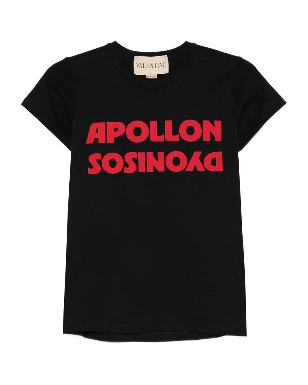 Valentino Garavani Black Apollon Dyonisos-Print T-Shirt