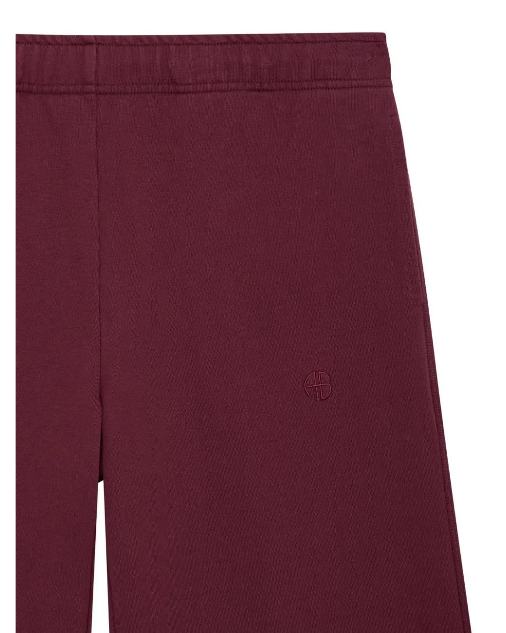 Anine Bing Purple Kacey Sweatpants