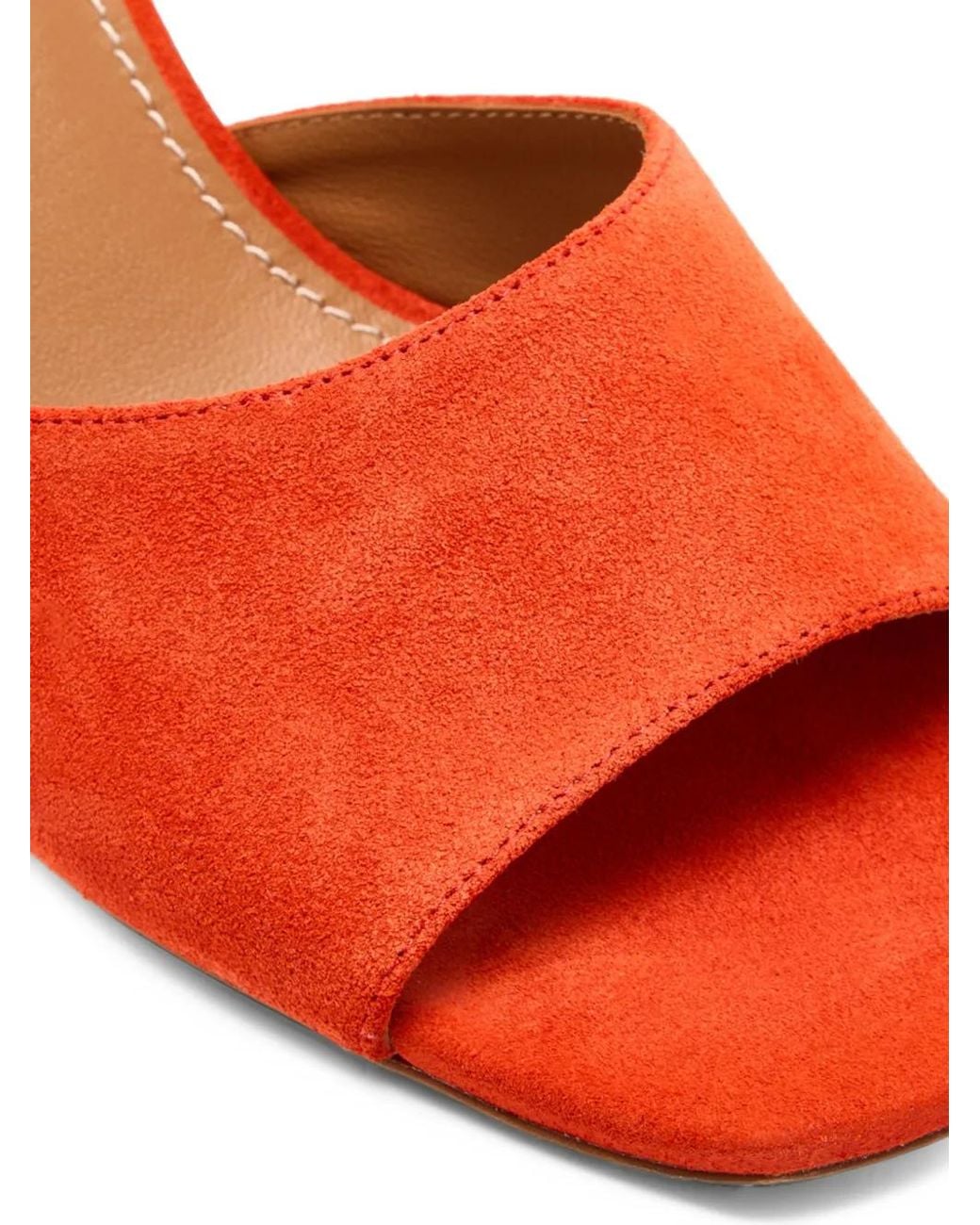 Staud Red Bea Open-Toe Sandals