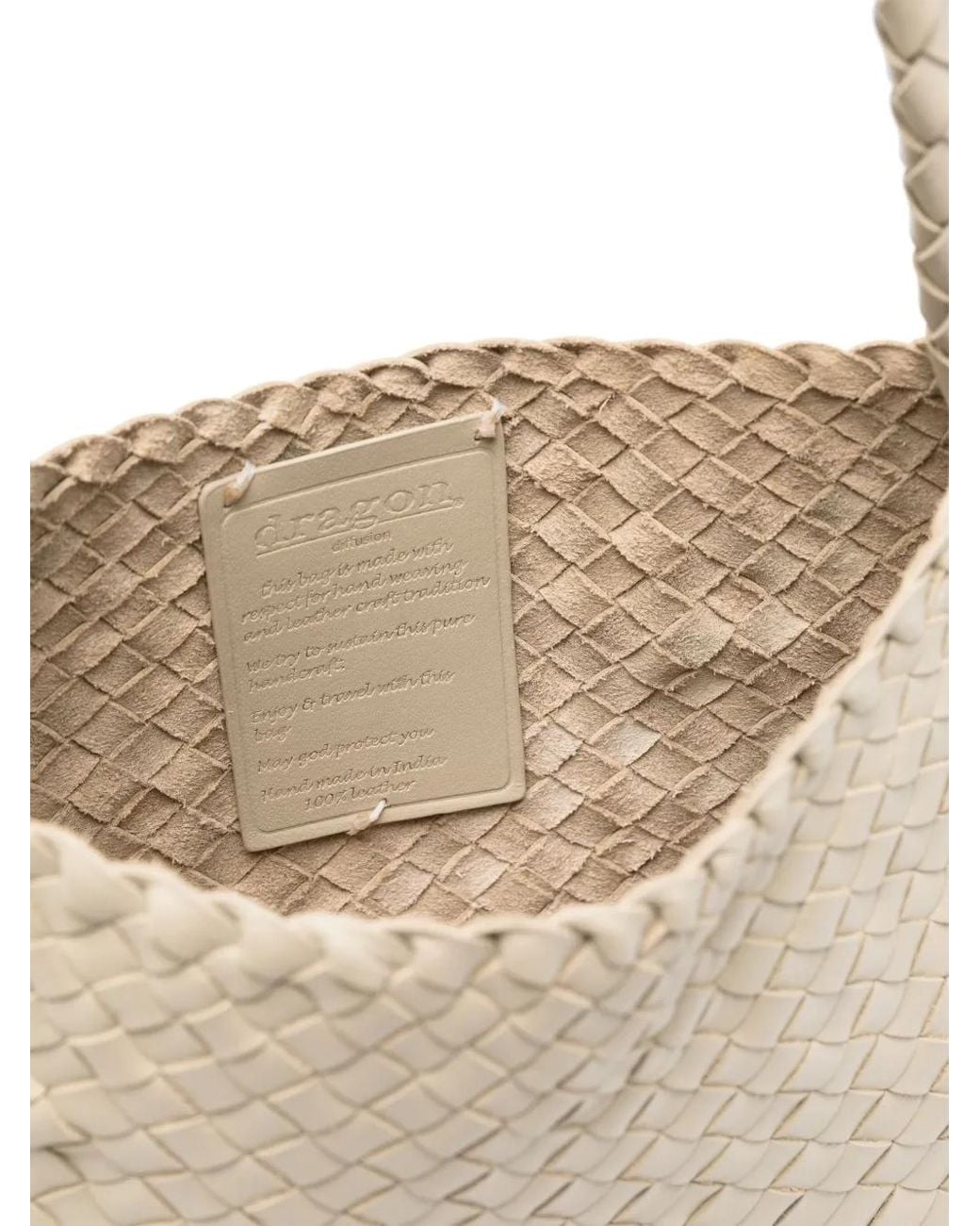 Dragon Diffusion Natural Rosanna Woven Tote Bag