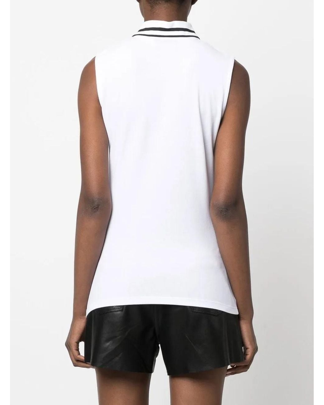 Polo À Patch Logo Statement Philipp Plein en coloris White