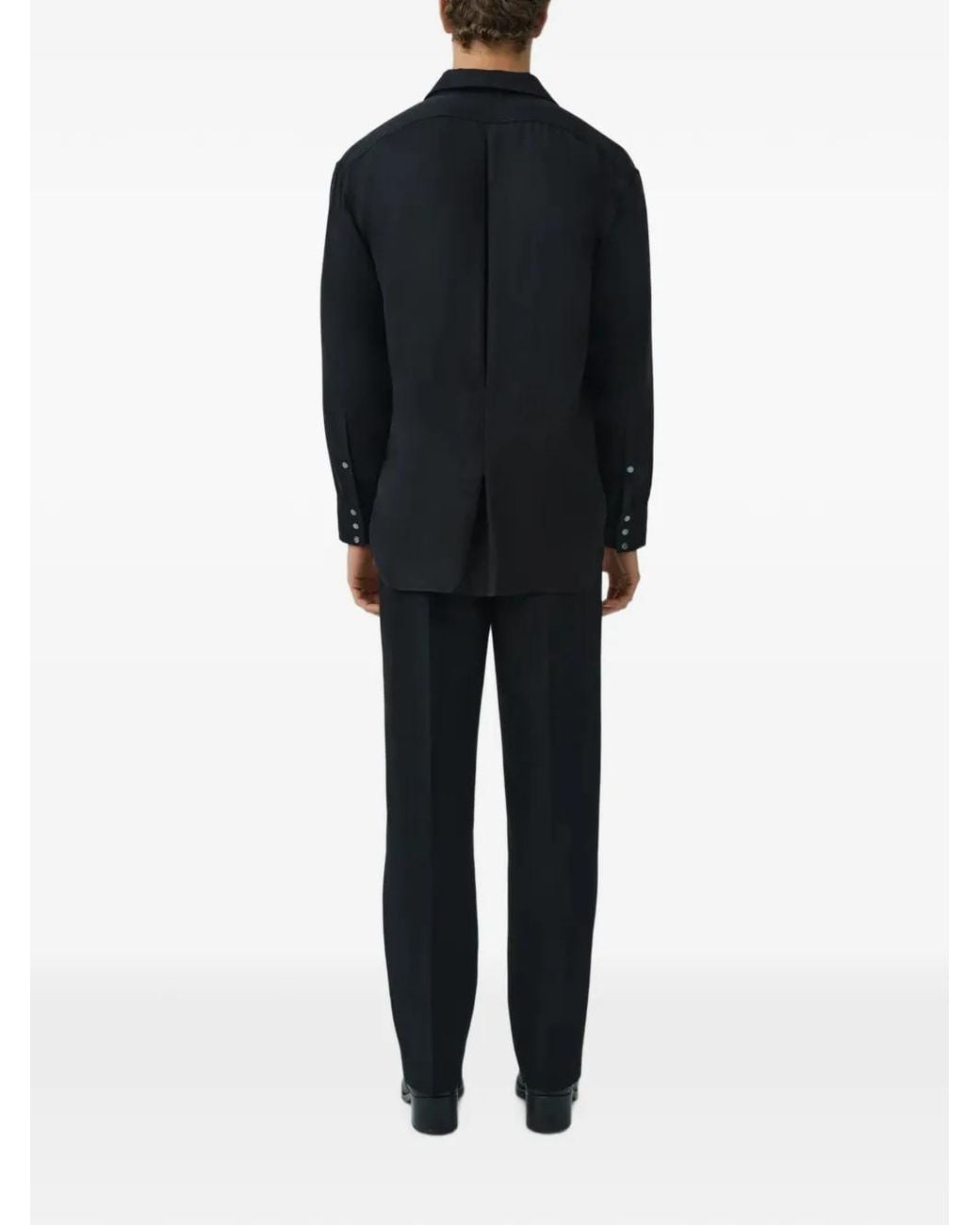 Jonathan Simkhai Black Carter Refined Workwear Shirt for men