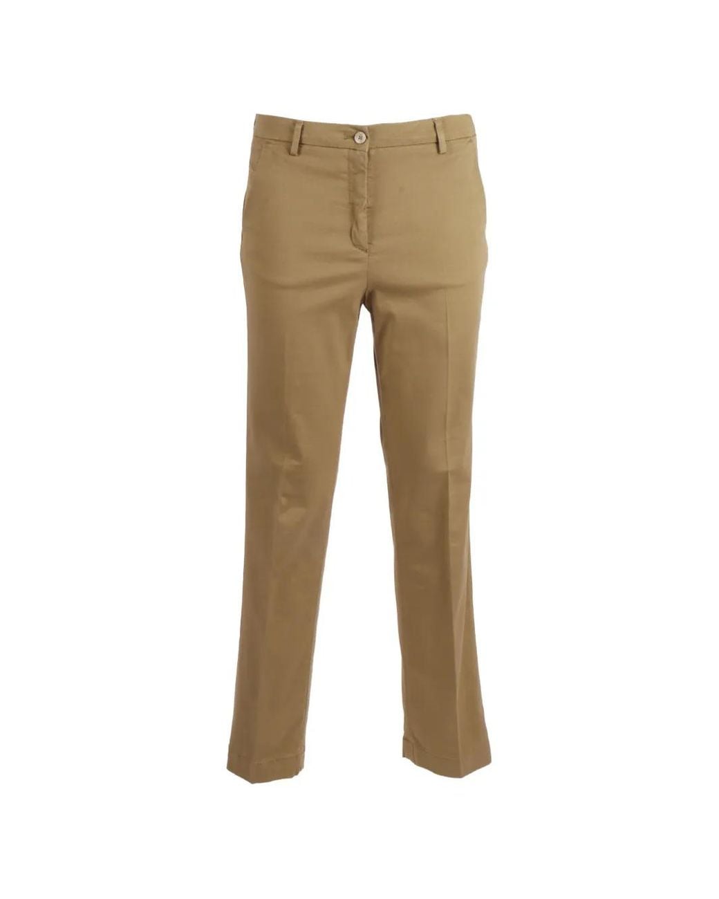 Briglia 1949 Natural Isolde Gw Pressed-Crease Straight-Leg Trousers