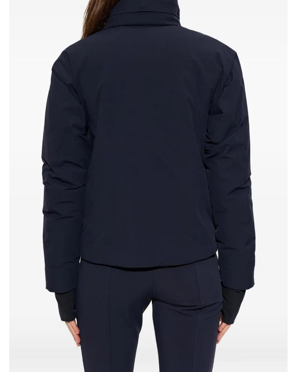 Moncler Blue Danses High-Neck Ski Jacket