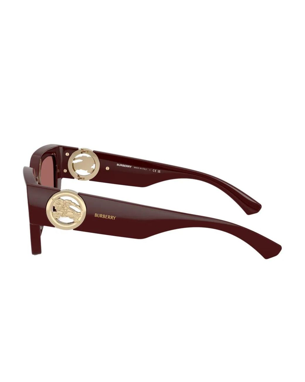Burberry Brown Geometric-Frame Sunglasses